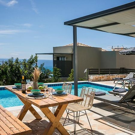 Villa Blue Sea Spathion Bagian luar foto