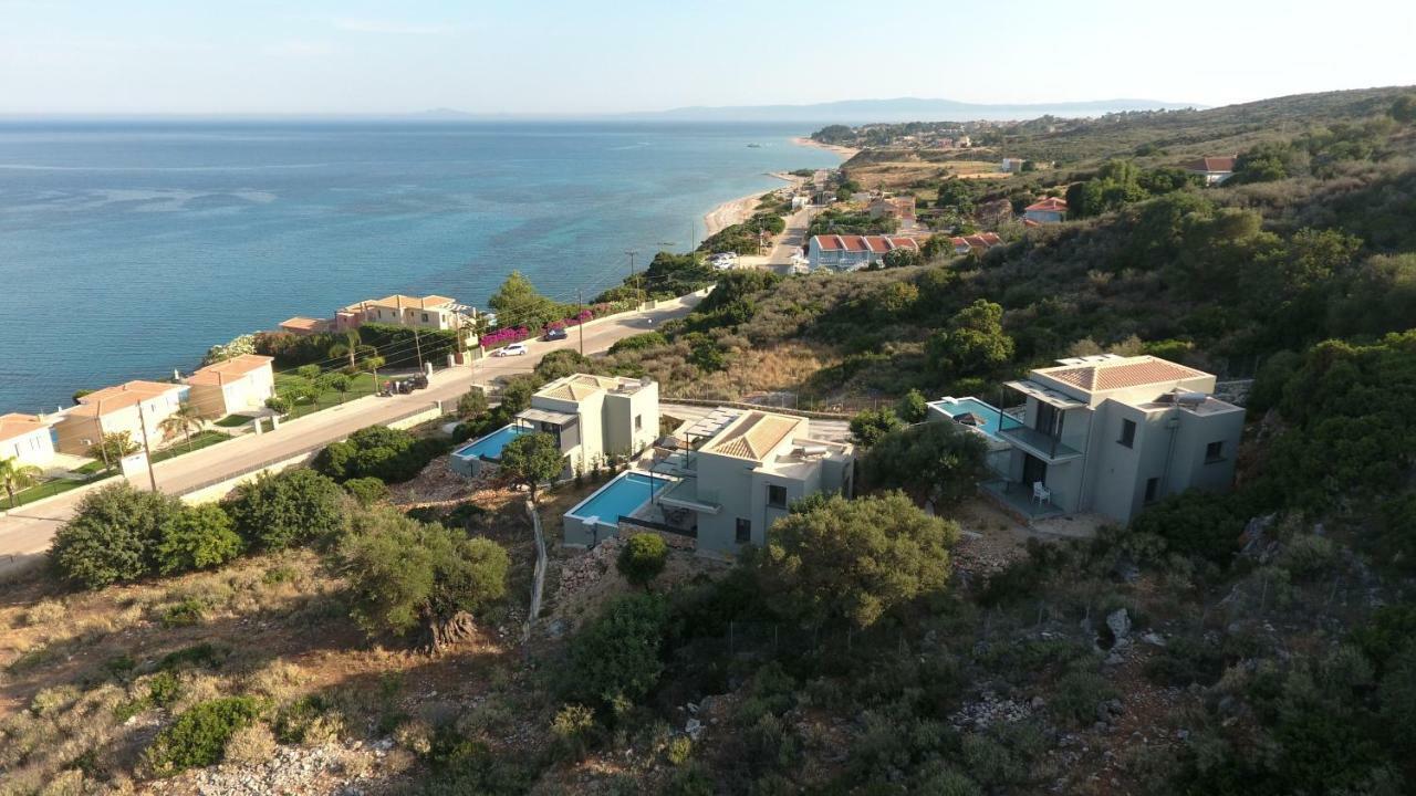 Villa Blue Sea Spathion Bagian luar foto