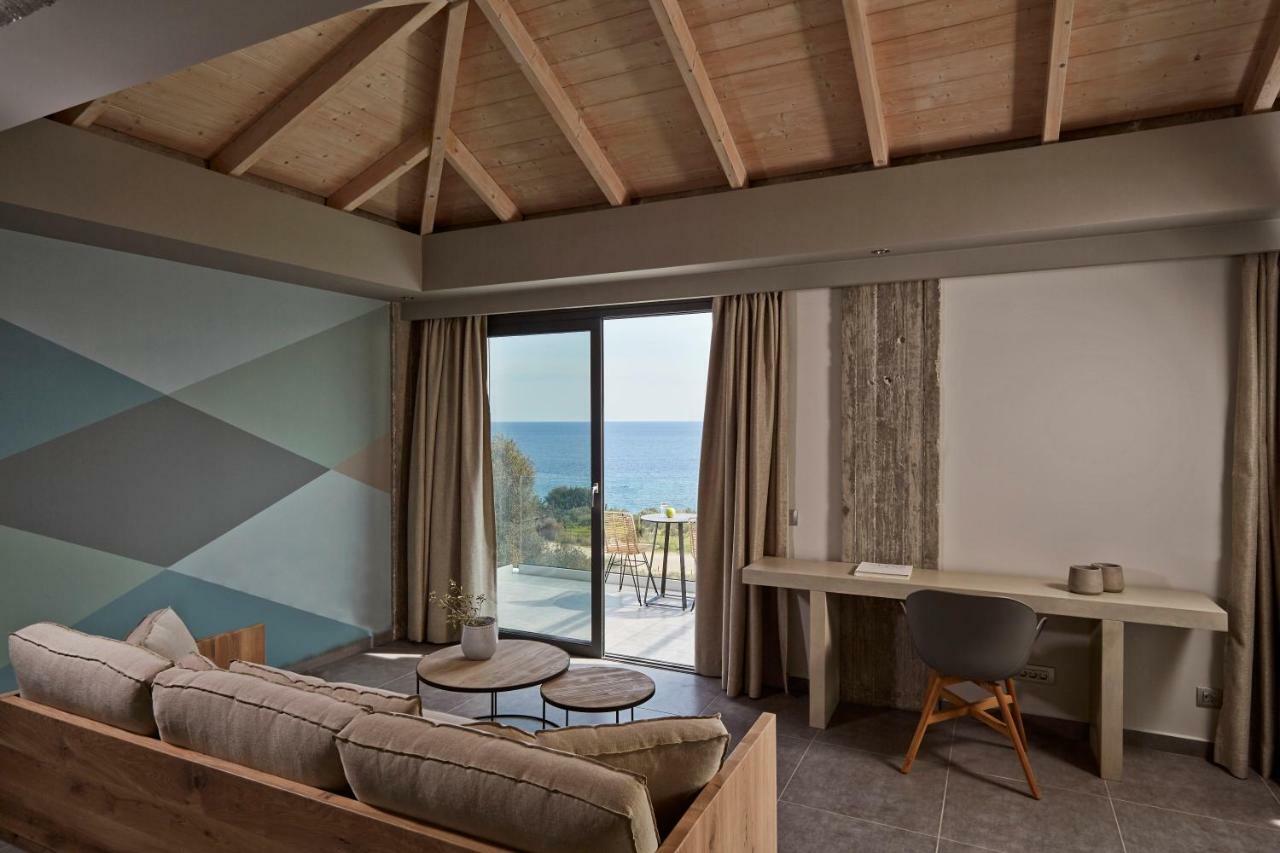 Villa Blue Sea Spathion Bagian luar foto