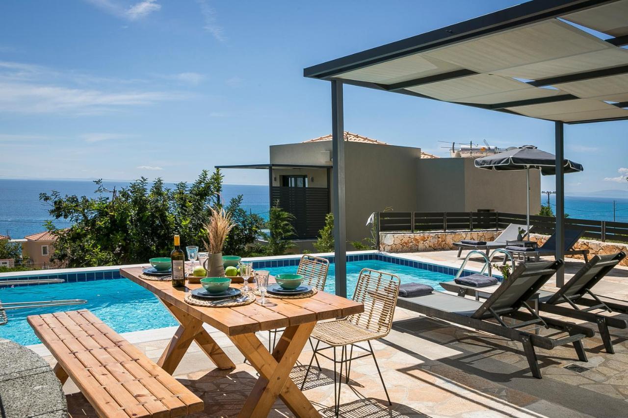 Villa Blue Sea Spathion Bagian luar foto